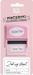 Pieczątka z napisem I love You