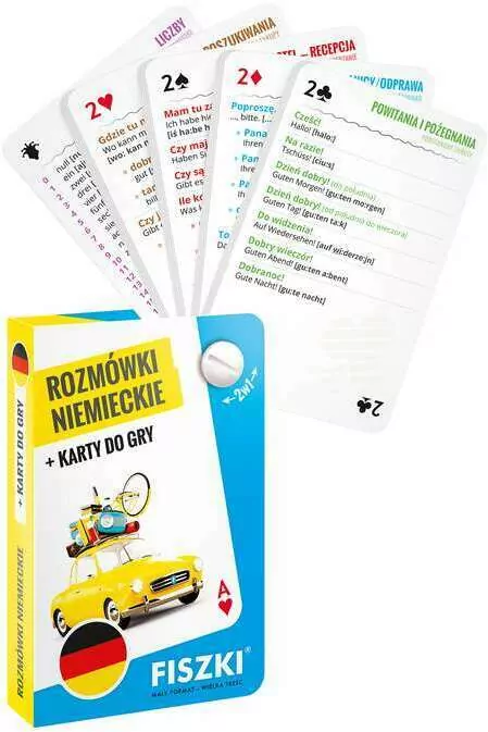 Rozmówki niemieckie i karty do gry 2w1 - tantis.pl