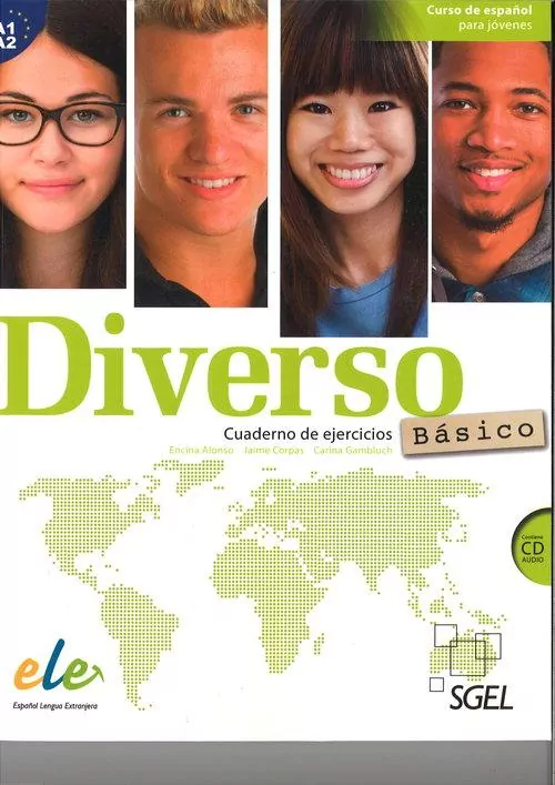 Diverso basico. A1+A2. Cuaderno de ejercicios + CD - tantis.pl