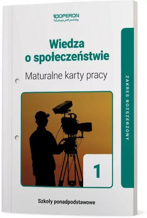 Wiedza o społeczeństwie 1. Zakres rozszerzony. Maturalne karty pracy - tantis.pl