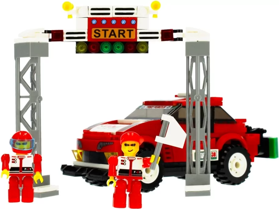 Klocki konstrukcyjne Alleblox Racing Team 255 elementów - tantis.pl