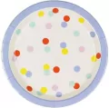Talerzyki Konfetti 23cm 6szt - tantis.pl