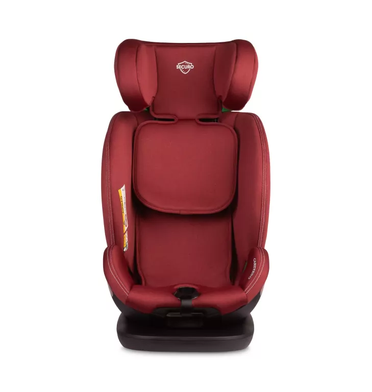 Caratero Fotelik Securo I-Size burgundia (40-150cm) - tantis.pl