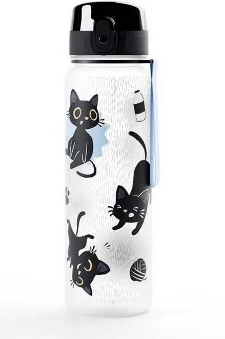 Butelka nietłukąca się Lucky the Black Cat 600ml - tantis.pl