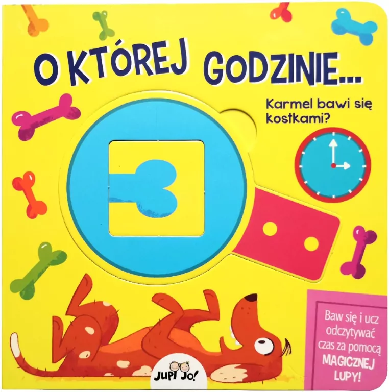 O której godzinie..? Książka z magiczną lupą - tantis.pl