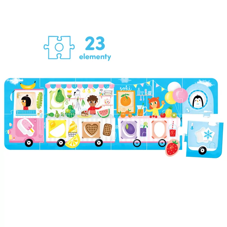 CzuCzu. Puzzle z dziurką. Lody! Lody!  2+ - tantis.pl