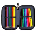 Piórnik 2-komorowy z wyposażeniem z kotkiem PC4 Black Cats - tantis.pl