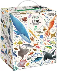 CzuCzu. Puzzlove. Ryby i zwierzęta wodne. 500 elementów