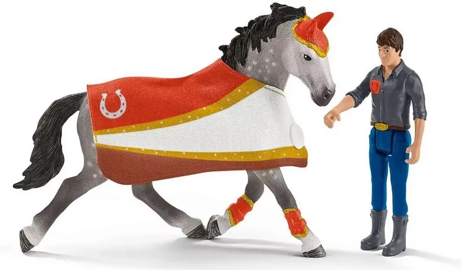 Schleich. Horse Club. Zestaw do woltyżerki Mii - tantis.pl