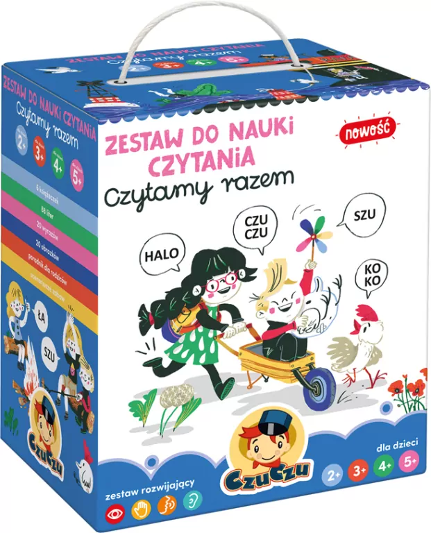 CzuCzu. Zestaw do nauki czytania. Czytamy razem - tantis.pl