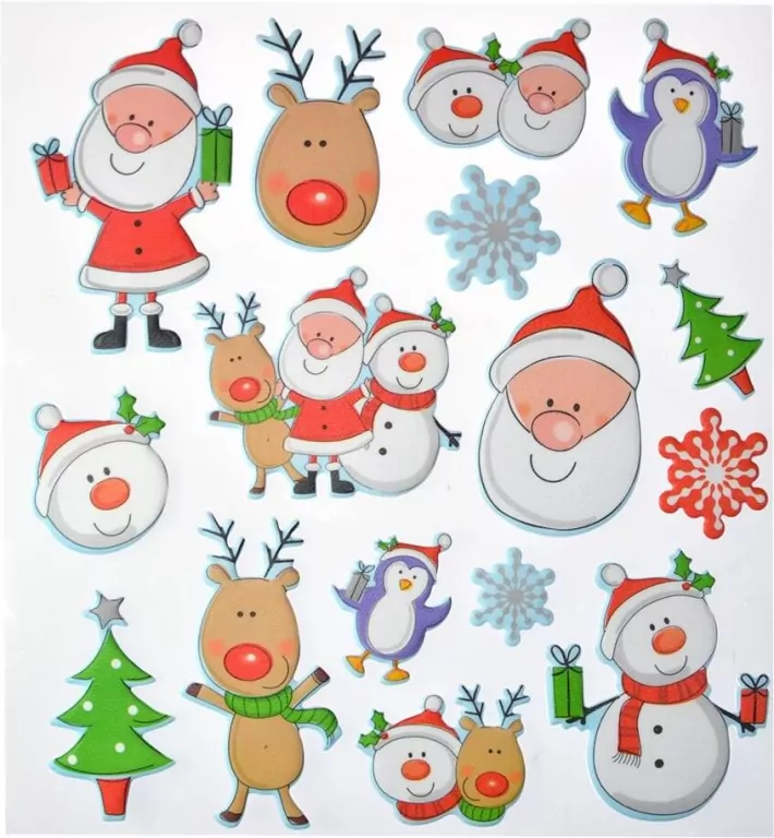Naklejki świąteczne 3D - tantis.pl