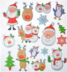 Naklejki świąteczne 3D