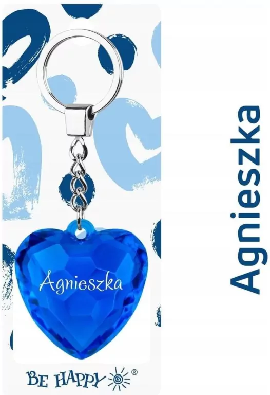 Brelok Serce Agnieszka - tantis.pl
