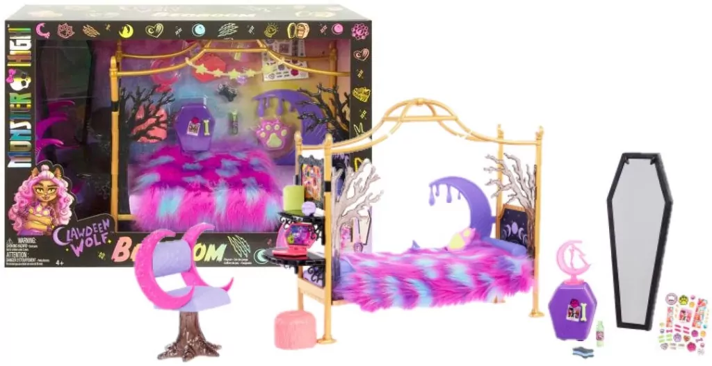 Sypialnia Clawdeen Wolf Monster High - tantis.pl