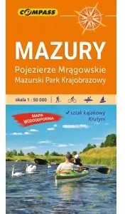 Mapa tur.-Mazury Pojez. Mrągowskie lam.. 1:50 000 - tantis.pl