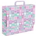 Teczka z rączką A4 XL Candy Hearts - tantis.pl