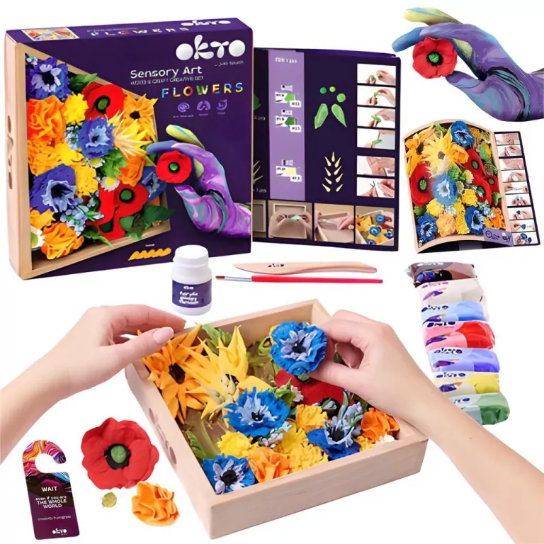 Kwiaty. Wolność. Zestaw kreatywny Wood&Craft - tantis.pl