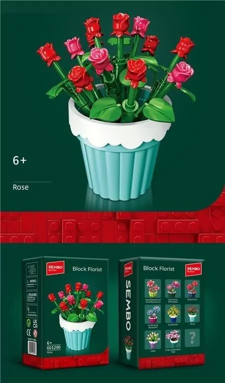 Klocki kwiaty - tantis.pl