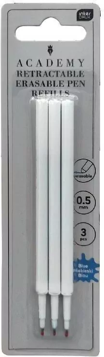 Wkłady do długopisów ścieralnych autom. nieb - tantis.pl