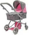 Wózek dla lalek 2w1 Sophie pink-grey - tantis.pl