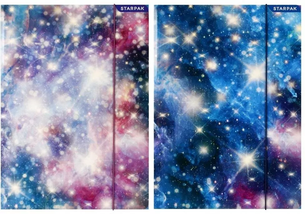 Teczka z gumką A4. Galaxy - tantis.pl