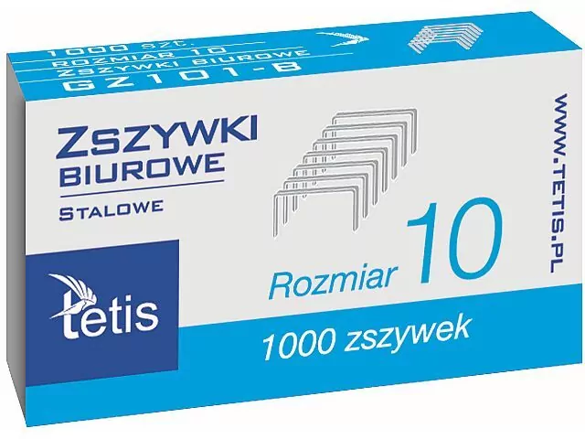 Zszywki biurowe, 1000 sztuk - tantis.pl