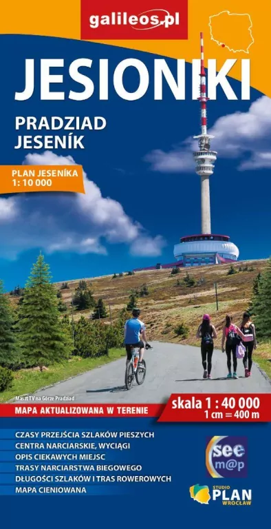 Jesioniki Pradziad. Mapa turystyczna w skali 1:40 000 - tantis.pl