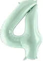 Balon foliowy cyfra 4 72cm zieleń - tantis.pl