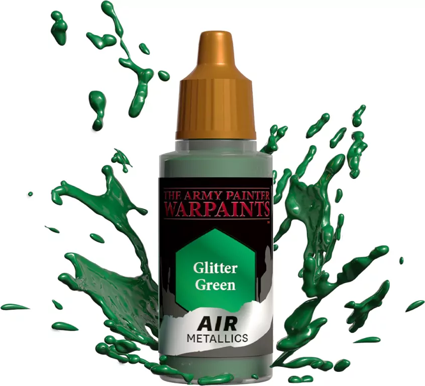The Army Painter: Warpaints Air Metallics - Glitter Green - tantis.pl