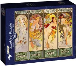 Puzzle 1000 Cztery pory roku, Alfons Mucha,1900
