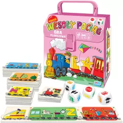 Wesoły pociąg. Gra planszowa