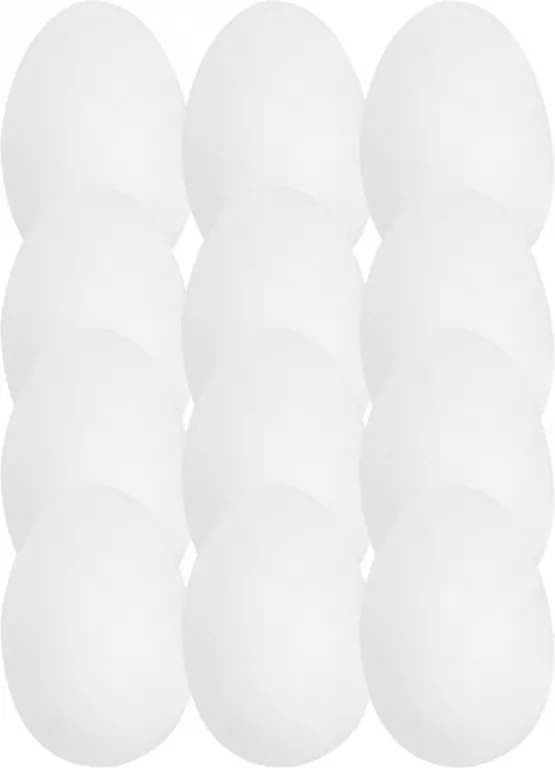 Jajka styropianowe 6cm 12 szt. - tantis.pl