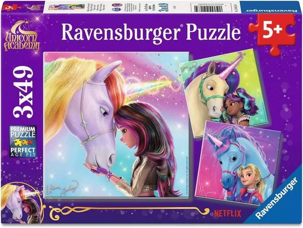 Puzzle 3x49 Unicorn Academy - tantis.pl