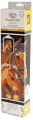 Plakat 35x45cm z mozaiką diamentową Konie - tantis.pl