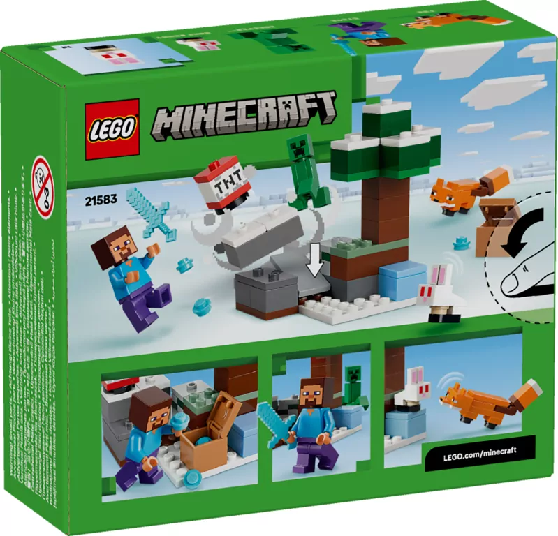 LEGO® Minecraft. Przygoda stevea w tajdze 21583 - tantis.pl