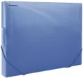 Teczka A4 z gumką przestrzenna niebieska - tantis.pl