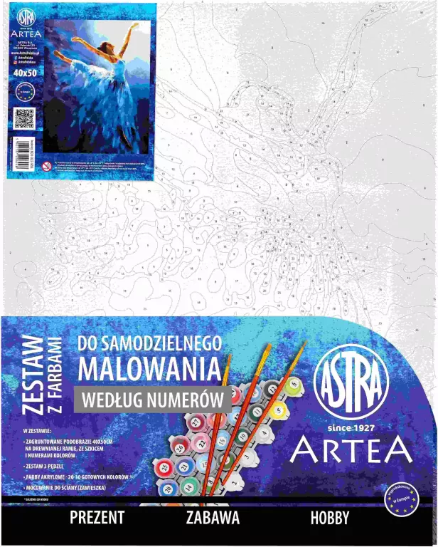 Malowanie po numerach Astra Artea Primabalerina - tantis.pl