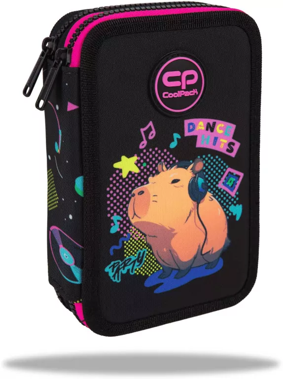 Piórnik podwójny z wyposażeniem Coolpack Jumper 2 Capybara Music - tantis.pl