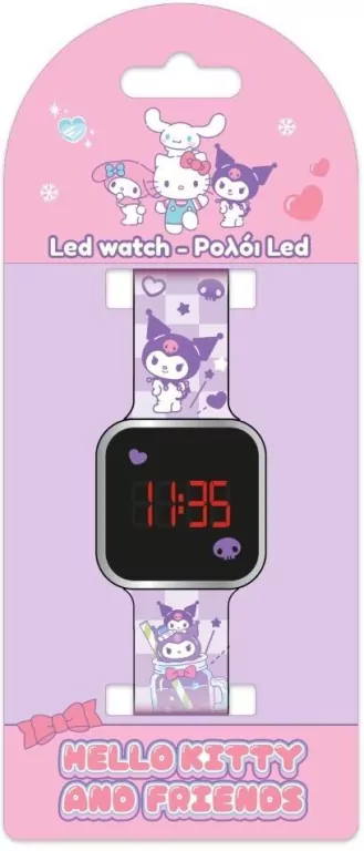 Zegarek cyfrowy led kuromi - tantis.pl