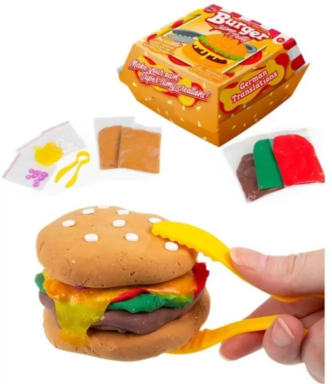 Zrób własnego burgera z masy slime i putty - tantis.pl