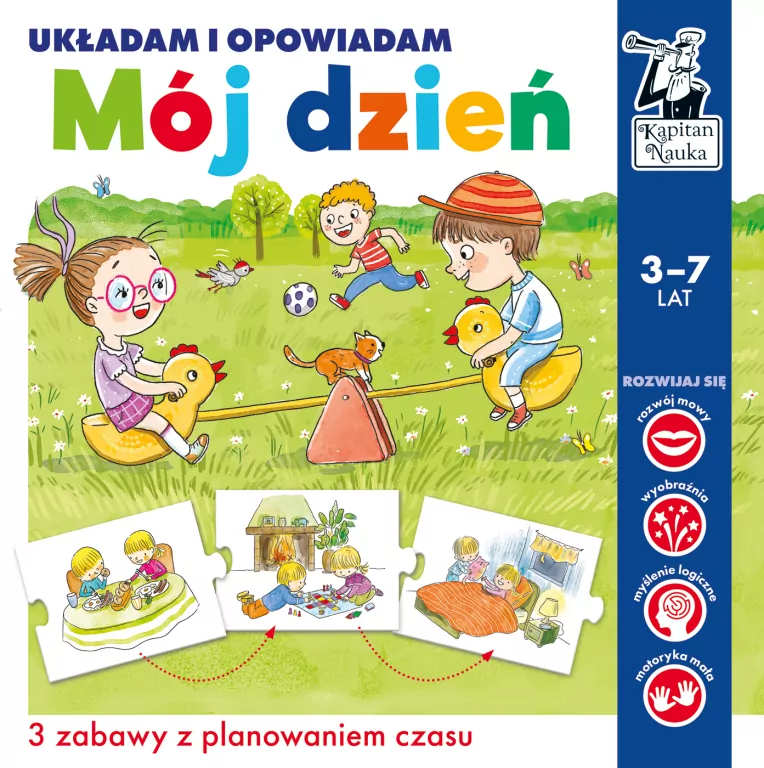 Mój dzień. Układam i opowiadam. Kapitan Nauka - tantis.pl