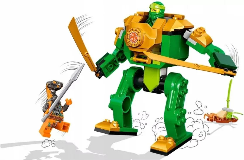LEGO® NINJAGO®. Mech Ninja Lloyda. 71757 - tantis.pl