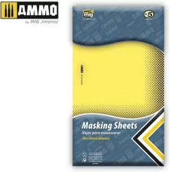 Ammo: Masking Sheets - Adhesive (280 x 195 mm) (5)