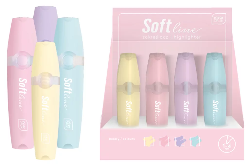 Zakreślacz Softline (12szt) YN TEEN - tantis.pl