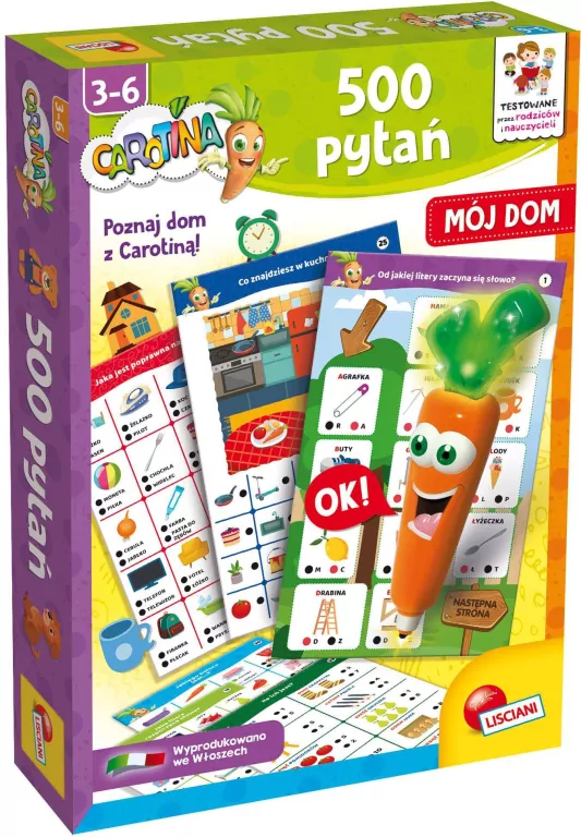 Lisiciani Mój dom 500 pytań Carotina - tantis.pl