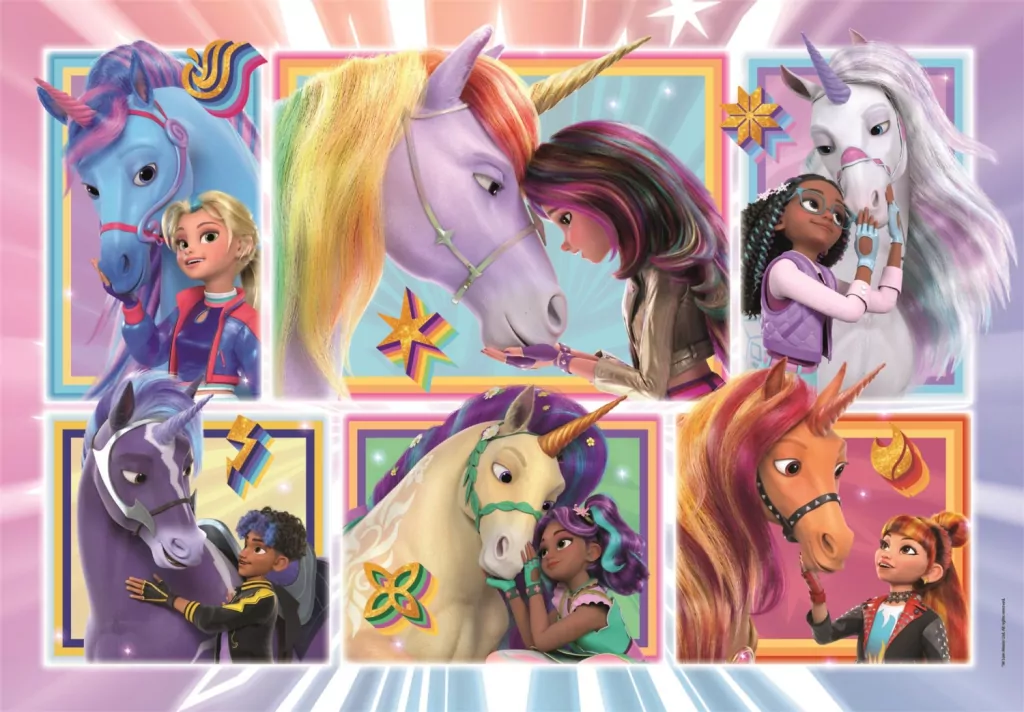 Puzzle 104 Super Unicorn Academy - tantis.pl