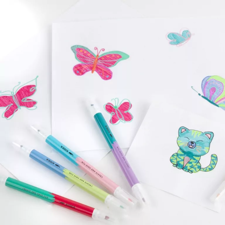 Markery wyróżniające 10 kolorów KIDEA - tantis.pl