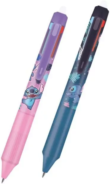 Długopis wymazywalny automatyczny 4-kolorowy Stitch 1szt.mix - tantis.pl