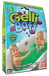 Magiczny proszek do kąpieli, Gelli Baff, zielony, 1 użycie, 3+, Zimpli Kids - tantis.pl