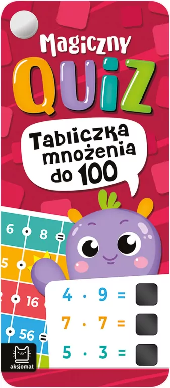 Magiczny quiz. Tabliczka mnożenia do 100. Z nitem - tantis.pl